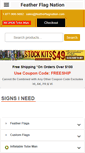 Mobile Screenshot of featherflagnation.com